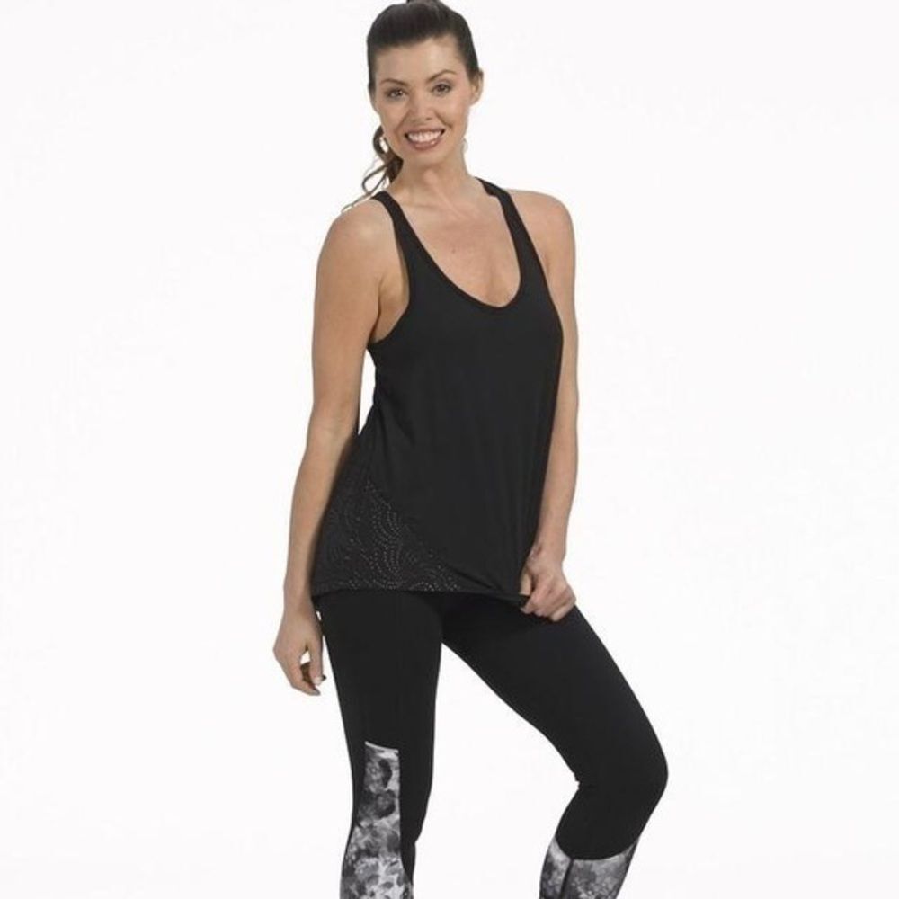 Women's B Ventilated Swing Tank Black Large